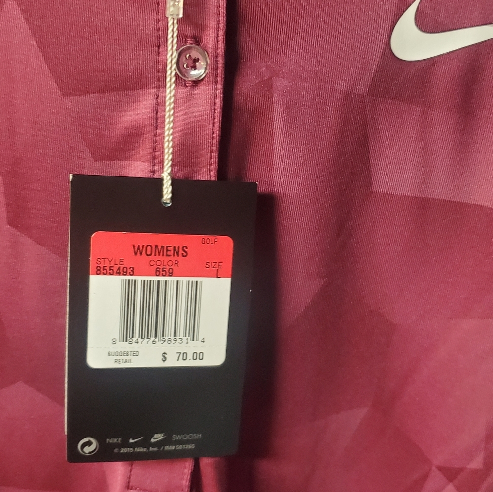 Nike Golf Womens Large Golf Shirt